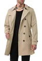 Redbridge Herren Mantel Trenchcoat Jacke Übergangsjacke Light Version Beige S