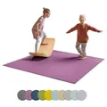 Ehrenkind® Made in Germany Anti-Rutsch Krabbelmatte Oeko-Tex Matten | Spielmatte Baby | Größe 180x100 cm | Pflaume