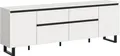 Home affaire Lowboard TOMA, 188cm breit, Metall-Kufen-Fuß, 2 Türen, 2 Schubkästen,2 Klappen, TV-Lowboard, Mediaschrank, Mediaboard, TV-Schrank, Schrank, Board