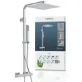 SUMBA Überkopfbrause-Set, Chrom, mit Thermostatarmatur