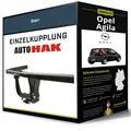 Starre Anhängerkupplung für OPEL Agila 03.2008-jetzt Typ B H08 Auto Hak NEU