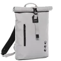 SONS OF ALOHA Roll-Top Rucksack Schmal & Klein Daypack Alani - Leichter City-Rucksack - PET recycelt, wasserabweisend - mit herausnehmbarer Laptop-Hülle 14" Fahrrad-Rucksack Off-White