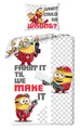 Unverbesserlich 4 Minions Set Bett Bettbezug 140x200cm Und Kissenbezug Polyester