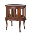 Teetisch Mahagoni Barschrank Antik Hausbar Braun Barwagen 68 cm Minibar mit Tablett lup017 Palazzo Exklusiv