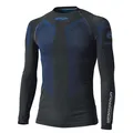 Held 3D-Skin Cool Top Shirt Langarm Schwarz/Blau XL Motorrad Funktionswäsche