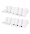 PUMA 12 Paar Sneaker Invisible Socken Gr. 35-49 Unisex für Damen Herren Füßlinge, Farbe:300 - white, Socken & Strümpfe:39-42