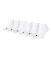 PUMA unisex Sneaker Socken Kurzsocken Sportsocken 261080001 6 Paar, Farbe:Weiß, Menge:6 Paar (2x 3er Pack), Größe:39-42, Artikel:-300 white
