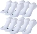 PUMA Unisex Sneakers Socken Sportsocken 4 x 3er Pack (White, 39-42)