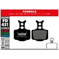 Pads Mixe Schwarz Standard für Formel R - Mega - The One - r1 - Rx - Pflege