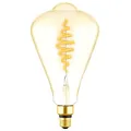 NCC-Licht LED Spiral Filament ST164 Edison 7W = 40W E27 Gold 470lm extra warmweiß 1800K DIMMBAR
