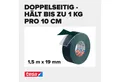 tesa Doppelklebeband POWERBOND Outdoor Doppelseitiges Klebeband (Packung, 1-St) wetterfestes Montageband für draussen - extra stark - 5 m : 19 mm
