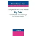 Big Data Gesellschaftliche Herausforderungen und rechtliche Lösungen