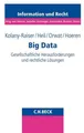 Big Data: Gesellschaftliche Herausforderungen und rechtliche Lösungen Barba