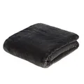 Gözze - Premium Cashmere-Feeling Wohn- und Kuscheldecke, 500 g/m², 180 x 220 cm - Anthrazit