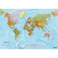 Die Welt deutsch Poster 1 : 40.000.000. Plano in Rolle