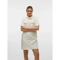 Vero Moda Jeanskleid VMJENNIE SS SHORT DENIM DRESS NOOS weiß XS (34)