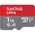 SanDisk Ultra microSDXC 1TB Speicherkarte + SD Adapter 150MB/s A1 Class 10 UHS-I