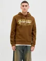 Jack & Jones Kapuzensweatshirt JJELOGO SWEAT HOOD 2 COL 25/26 NOOS mit stylischem Print