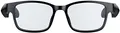 Razer Anzu Smart Glasses (rechteckige, kleine Gläser) - Audio-Brille mit Blaulicht- oder Sonnenschutz-Filter (Integriertes Mikrofon + Lautsprecher, 5 Stunden Akku, spritzwassergeschützt) Schwarz