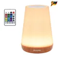 Nachttischlampe RGB 5 Modi USB Aufladbar Fernbedienung