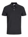 JACK & JONES Herren Jjepaulos Noos Poloshirt, Dark Grey Melange, XS EU