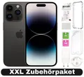 Apple iPhone 14 Pro - 128 GB - Spacegrau Schwarz - XXL Set -  Zustand: WIE NEU