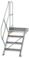 MUNK Günzburger Steigtechnik 600424 Aluminium, Stahl verzinkt Treppe