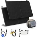 Solakon Balkonkraftwerk 1000W Solaranlage mit Balkonhalterung Steckerfertig Komplettset Photovoltaik 800W Kabellänge 5m