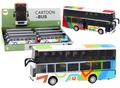 Leantoys Doppeldeckerbus mit Metallantrieb, bunten Lichtern und Sounds