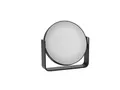 Zone Denmark Tischspiegel Ume, Kosmetikspiegel, Spiegel, 5-fach Vergrößerung, Aluminium Lackiert / Glas, Black, 28222