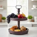 Servierständer Standetagere Etagere Gebäckschale Servierplatte