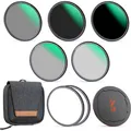 K&F Concept Concept Magnetic Video Kit 72mm CPL + ND8 + ND64 + ND1000 Black Mist (72 mm, Polarisationsfilter) (KF-M.007)
