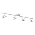 Deckenspot Büro Metall in Stahl 90 cm lang inkl. GU10 Deckenlampe verstellbar