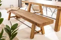 riess-ambiente Sitzbank FINCA 165cm vintage braun, Holzbank · recyceltes Massivholz · Esszimmer · Pinienholz