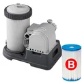 INTEX Filterpumpe Kartuschenfilter Typ B Poolpumpe Schwimmbad Pumpe 9.463 L/H