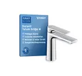Duravit Tulum Waschtischarmatur, Größe M (Auslauf Höhe 122 mm), Wasserhahn Bad, Waschbecken Armatur, Chrom