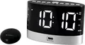 Soundmaster Uhrenradio UR580SW | Wecker für Hörgeschädigte | Vibrationskissen | UKW-Radio | Dual Alarm