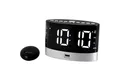 Soundmaster UR580SW Radiowecker Hörgeschädigte kabelloses Vibrationskissen UKW USB Uhrenradio