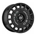 OZ RALLY RACING gloss black + silver lettering 8.0Jx18 5x114.3 ET45 R39790585