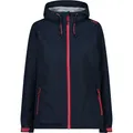 CMP Damen Rain Fix Hoodie Jacke (Größe XL, blau)