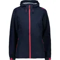 CMP - Damenjacke mit fester Kapuze, Schwarz Blau, XL