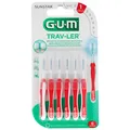 Die TRAV-LER® Interdentalbürste mit 6 Stück bietet eine effektive Lösung zur Ent