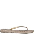 Ilse Jacobsen HORNBÆK | Cheerful01 | Damen Flip Flops mit Glitter | Dänische Design | Sommer Strand Zehentrenner | Atmosphere | 37 EU