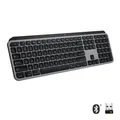 Logitech MX Keys für MAC Wireless Tastatur USB-C/Bluetooth, beleuchtete Tasten–Schweizer QWERTZ