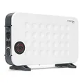 TROTEC Heizkörper elektro TCH 26 E – Heizleistung 750 W / 1250 W / 2000 W – Konvektor mobil, weiß