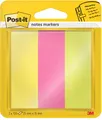 Post-it Page Marker, Energetic Collection, 3 Blöcke 25 mm x 76 mm, 100 Blatt pro Block - Markierungsstreifen für Dokumente und Notizen