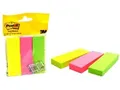 Postit Page Markers neon farblich sortiert 75x76mm Inh. 3x100