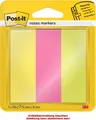 Post-it Haftstreifen Page Marker, Papier, breit, Neonfarben