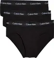 Calvin Klein Herren 3er Pack Unterhosen Hip Briefs Unterwäsche, Schwarz (Black W Black Wb), M