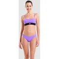 Bustier-Bikini Damen arena Frottee-Effekt - Lavanda - S